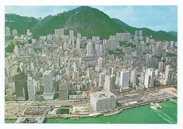 BIRD SEYE VIEW OF WHOLE OF HONG KONG¨S CENTRAL DISTRICT .- HONG KONG ( CHINA ) - China (Hong Kong)