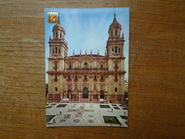 Espagne , Jaén , Fachada Catedral Y Plaza De Santa Maria - Jaén