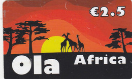 Country To Be Identified, €2,5, IDT, OLA Africa, 2 Scans. - Origine Inconnue