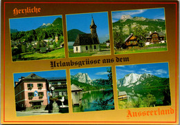 5129  - Steiermark , Ausseerland , Bad Aussee Mit Loser , Gössler Dorfkirche , Grundlsee Mit Backstein , Altausseersee M - Ausserland