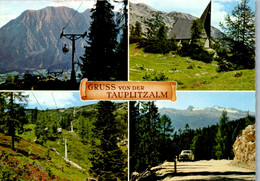 5243  - Steiermark , Tauplitzalm , Sessellift Mit Grimming , Bergkirche , Lawinenstein Lift , Dachstein - Gelaufen 1975 - Tauplitz