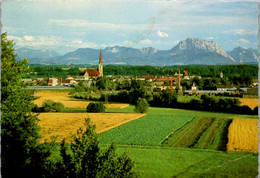 5403  - Oberösterreich , Schwanenstadt , Panorama - Gelaufen - Vöcklabruck