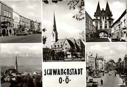 5415  - Oberösterreich , Schwanenstadt , Mehrbildkarte - Gelaufen 1964 - Vöcklabruck