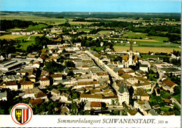 5420  - Oberösterreich , Schwanenstadt , Panorama - Gelaufen 1972 - Vöcklabruck