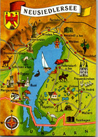 5486  - Burgenland , Neusiedlersee , Landkarte - Nicht Gelaufen - Neusiedlerseeorte