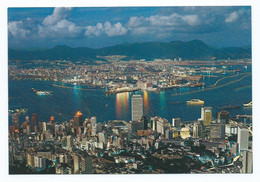 HONG KONG NIGHT SCENE FROM PEAK.- HONG KONG.- ( CHINA ) - Chine (Hong Kong)