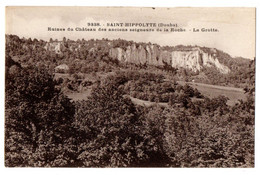 SAINT HIPPOLYTE -- Ruines Du Chateau Des Anciens Seigneurs De La Roche--La Grotte ........à Saisir - Saint Hippolyte