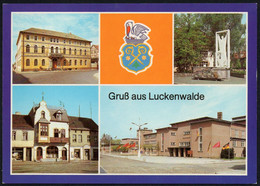 E7938 - TOP Luckenwalde Kulturhaus Theater Schule - Bild Und Heimat Reichenbach - Luckenwalde