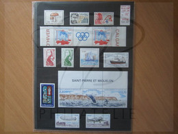 VEND BEAUX TIMBRES DE S.P.M. , ANNEE 1988 + PA , XX !!! (a) - Volledig Jaar