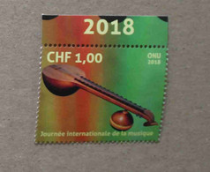 Ge18-01 : Nations-Unies (Genève / 1er Octobre Journée Internationale De La Musique - Vînâ - Neufs