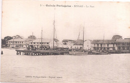 CPA - Guinée-Bissau - Guinée Ptuguaise - Bissao - Le Port - Guinea-Bissau