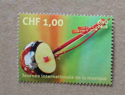 Ge18-01 : Nations-Unies (Genève / 1er Octobre Journée Internationale De La Musique - Cimboa - Unused Stamps