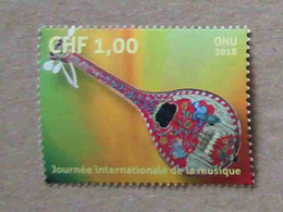 Ge18-01 : Nations-Unies (Genève / 1er Octobre Journée Internationale De La Musique - Bouzouki - Unused Stamps