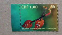 Ge18-01 : Nations-Unies (Genève / 1er Octobre Journée Internationale De La Musique - Instrument De Musique - Unused Stamps