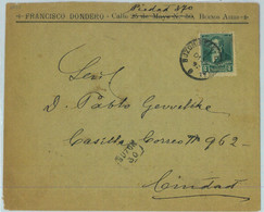 93819 - ARGENTINA - POSTAL HISTORY - BUENOS AIRES Correo Para La Ciudad 1892 - Brieven En Documenten