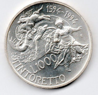 1994 - Italia 1.000 Lire Tintoretto - Senza Confezione     ----- - Commémoratives