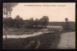 08 LE CHESNE.   ( ARDENNES ). RESERVOIR DE BAIRON...LES SIX PALES.. C1728 - Le Chesne