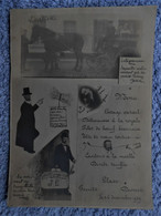 Menu Photomontage - Brugelette - 26 Décembre 1909 - Menükarten