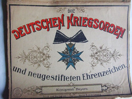 DEUTSCHE KRIEGSORDEN 3 BAYERN BAVIERE  MEDAILLE DECORATION ORDRE  1914  ALLEMAGNE REICH - Autres & Non Classés