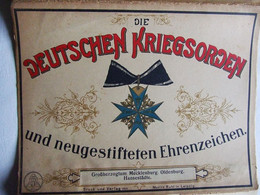 DEUTSCHE KRIEGSORDEN 6 MECKLEMBURG OLDENBURG HANSE  MEDAILLE DECORATION ORDRE  1914  ALLEMAGNE REICH - Autres & Non Classés