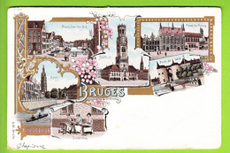 BRUGES, Style Gruss Aus . Dos Simple. 2 Scans. Edition LH. M 676 - Brugge
