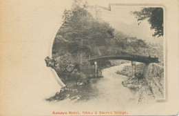 JAPAN 1919 4 S. Rot EF AK Kanaya Hotel, NIKKO & Sacred Bridge Viol. K2 "TOKYO" - Ohne Zuordnung