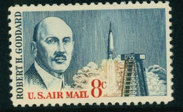 USA Scott # C69  1964 Goddard 8c   Airmail -  Mint Never Hinged (MNH) - 3b. 1961-... Ongebruikt