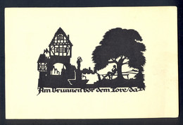 A.M. Schwindt: Am Brunnen Vor Dem Tore...  / Postcard Not Circulated - Silhouettes