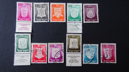 Israel - 1965-67 - Mi: 322,323,325-9,331,333-5 - Look Scan - Usados (con Tab)