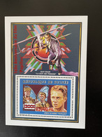 Guinée Guinea 2008 Mi. Bl. 1644 Surchargé Overprint Steve McQueen Mc Queen "Papillon" Butterfly Schmetterling Film Movie - Farfalle