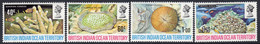 British Indian Ocean Territory BIOT 1972 Corals Set Of 4, Hinged Mint, SG 41/4 (A) - Territorio Británico Del Océano Índico