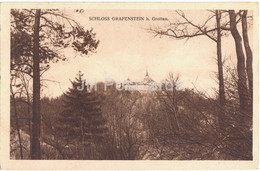 Schloss Grafenstein B Grottau - Grabstejn Castle - Castle - 111 - Old Postcard - 1927 - Czech Republic - Used - República Checa