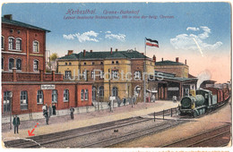 Herbesthal - Grenz Bahnhof - Letzte Deutsche Bahnstation 100 M Von Der Beig Grenze - Old Postcard - Belgium - Used - Lontzen