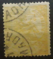 ESPANA ESPAGNE SPAIN 1874, Regence ,  Yvert No 147 , 50 C  JAUNE ORANGE,  Belle Nuance    Obl ,bon Centrage  TTB - Used Stamps