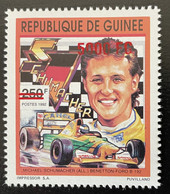 Guinée Guinea 2009 Mi. 6739 Surchargé Overprint Formula Formule 1 One Michael Schumacher Benetton-Ford Formel - Guinee (1958-...)