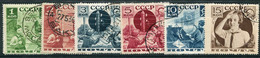 SOVIET UNION 1938 Pioneers Postal Assistance Set Perf. 14 Used.   Michel 542-47C - Gebruikt