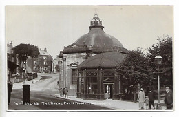 Real Photo Postcard, Yorkshire, Harrogate, Street, Road, People, Houses, Pump Room. 1923. - Harrogate