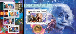 Guinea 2015, 60th Albert Einstein, 4val In BF +BF - Albert Einstein
