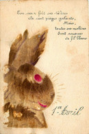 1er Avril * Lapin Rabbit En Feutrine * Ajoutis * Fête * Fantaisie - 1 April (aprilvis)