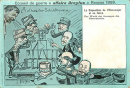 DREYFUS  Conseil De Guerre Affaire Dreyfus RENNES 1899 - Eventi