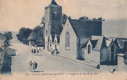 SAINT-BREVIN-les-PINS. - L'Eglise Et La Rue De La Mer - Saint-Brevin-les-Pins