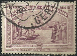 Portugal Madeira 1898 Vasco Da Gama 4º Cent Descoberta Caminho Maritimo Para A India Cancel - Andere & Zonder Classificatie