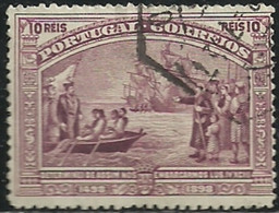 Portugal Madeira 1898 Vasco Da Gama 4º Cent Descoberta Caminho Maritimo Para A India Cancel - Other & Unclassified