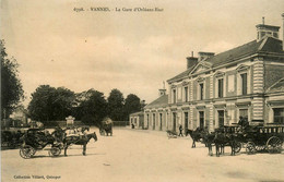 Vannes * La Gare D'orléans état * Diligence Attelage - Vannes