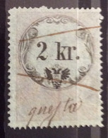 MARCA DA BOLLO  AUSTRIA  L.V.  2 Kr  BBB Su Carta Azzurra ( Anche Se In Foto Non Si Vede...) - Revenue Stamps