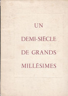 UN DEMI-SIECLE DE GRANDS MILLESIMES,6 Reproductions De Tableaux De BELLINI En Pleine Page - Küche & Wein