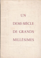 UN DEMI-SIECLE DE GRANDS MILLESIMES,6 Reproductions De Tableaux De BELLINI En Pleine Page - Cooking & Wines