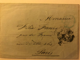 Lettre De 1845 écrite à Félix Faure Pair De France à Paris - Manuscripten
