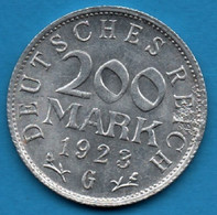 DEUTSCHES REICH 200 MARK 1923 G KM# 35 - 200 & 500 Mark