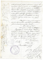 1897 (HERAULT) - TRINQUET VIRGINIE DITE SOEUR EUPHEMIE RELIGIEUSE DEMEURANT A SAINT ETIENNE DE MURSAN - ACTE DE POUVOIR - Documents Historiques